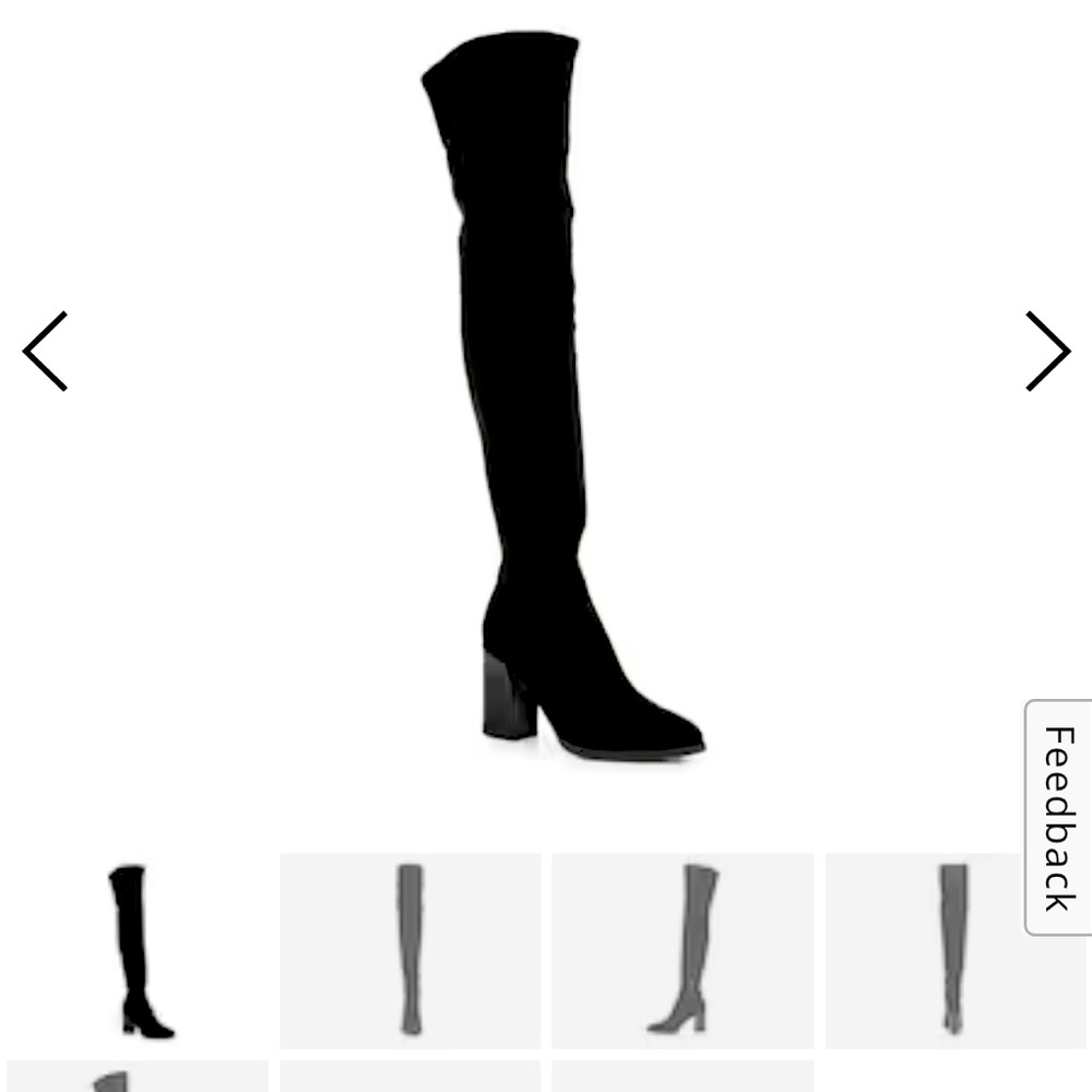 New Over the knee black boots.